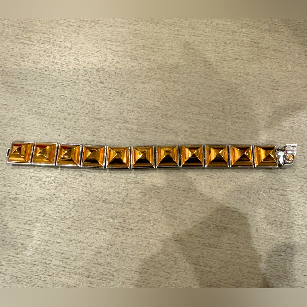 NWOT Silver and Gold Henri Bendel bracelet- never worn